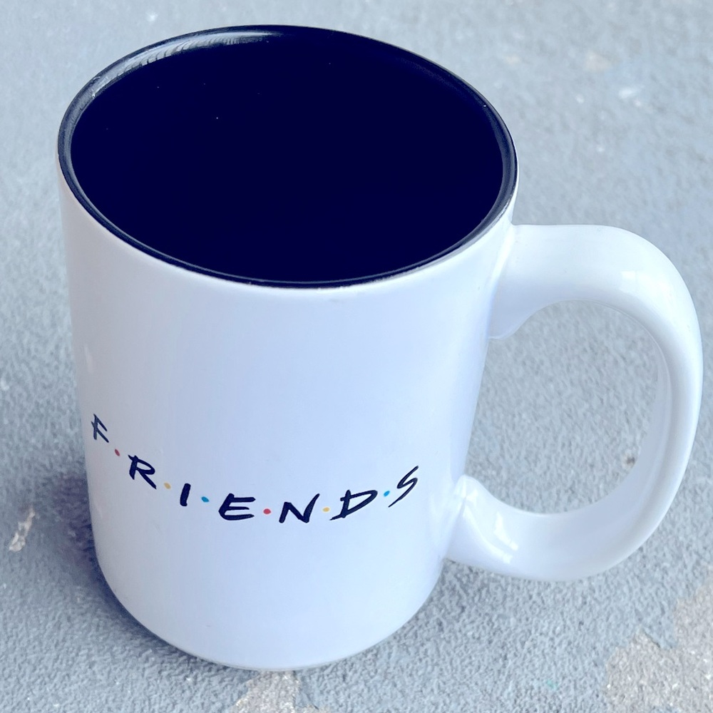 Friends The Tv Series Coffee Mug Original Logo Warner Bros 20 Oz White